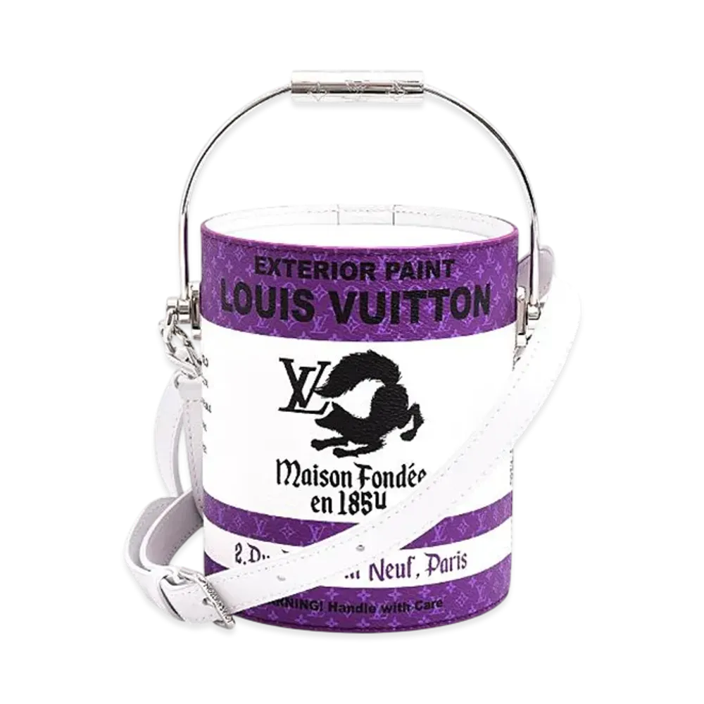 Louis Vuitton LV Paint Can Shoulder Bag "Purple"