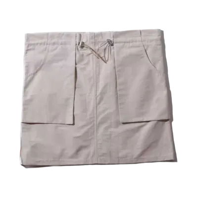 atmos pink Waist-Cinching Miniskirt "Beige"