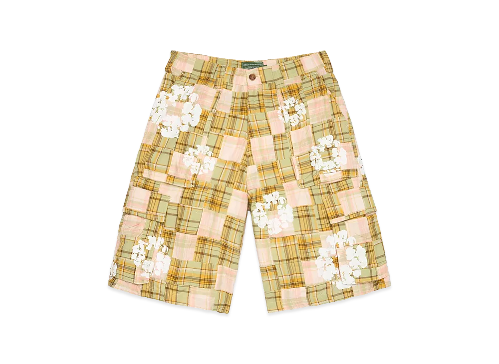 DENIM TEARS Cotton Wreath Cargo Short "Multi"