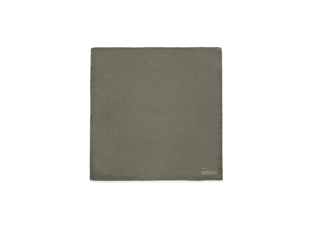 Graphpaper minus Botanical Dyed Linen Handkerchief "Moss Green"