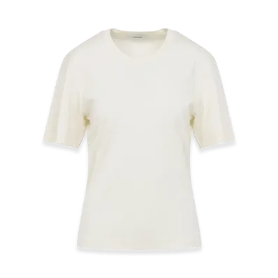 LEMAIRE Women's Ribbed T-Shirt "Light"
