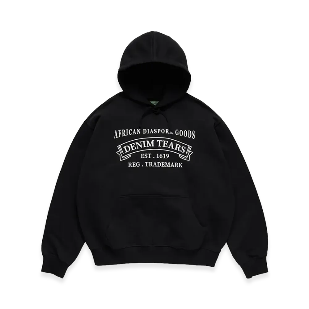 DENIM TEARS ADG Stamp Hoodie "Black"