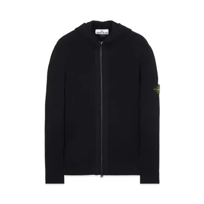 Stone Island 566C2 FULL RIB PURE WOOL "Black"
