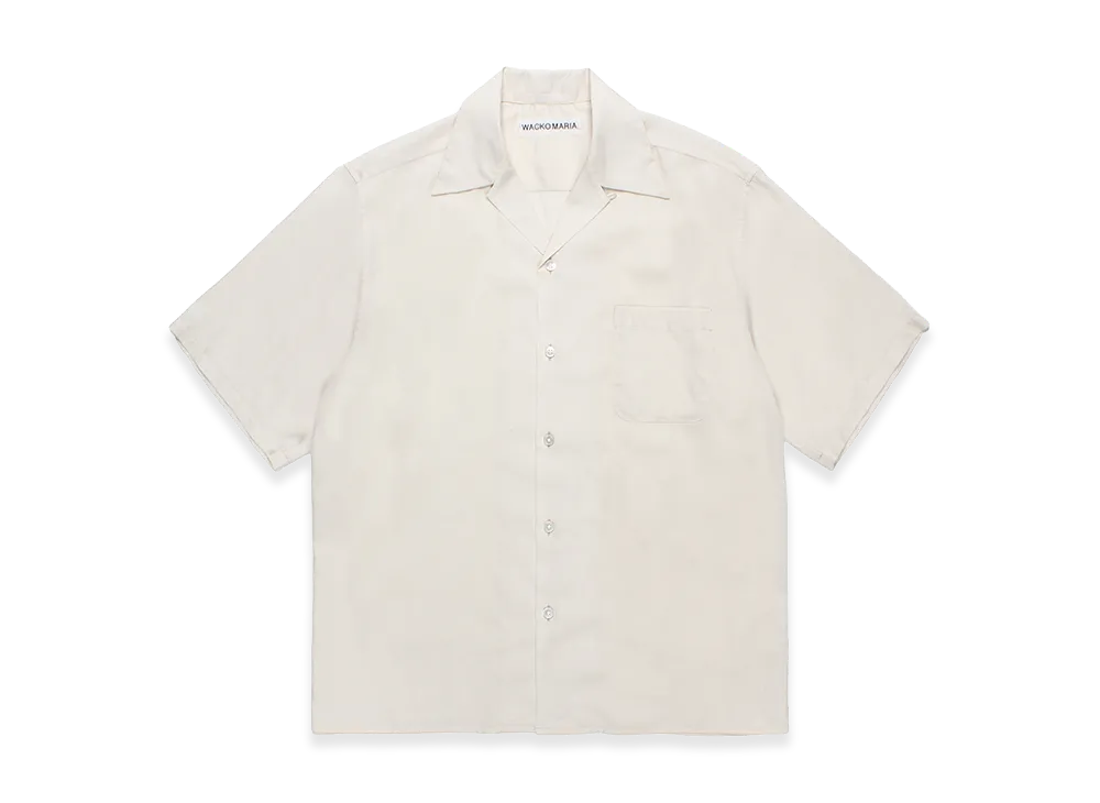 WACKO MARIA x Bez Tekstil Open Collar Shirt "Ivory"