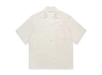 WACKO MARIA x Bez Tekstil Open Collar Shirt "Ivory"