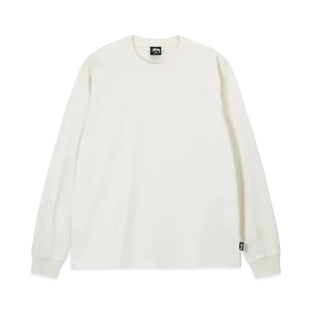 Stussy Pigment Dyed LS Crew "Natural"