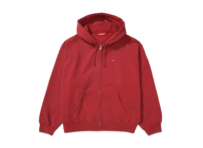 Supreme Small Box Zip Up Hooded Sweatshirt "Dark Red"