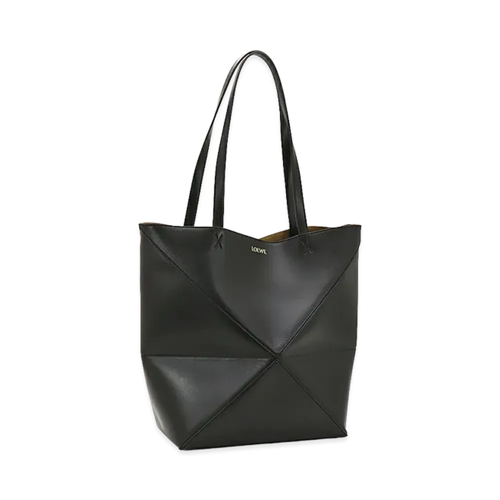 LOEWE Puzzle Fold Tote Medium Tote Bag "Black"