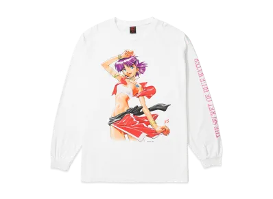 Geeks Rule x The Secret Of Blue Water 15 Silkscreen Printing L/S T Shirt vol.01 "NADIA" "White"