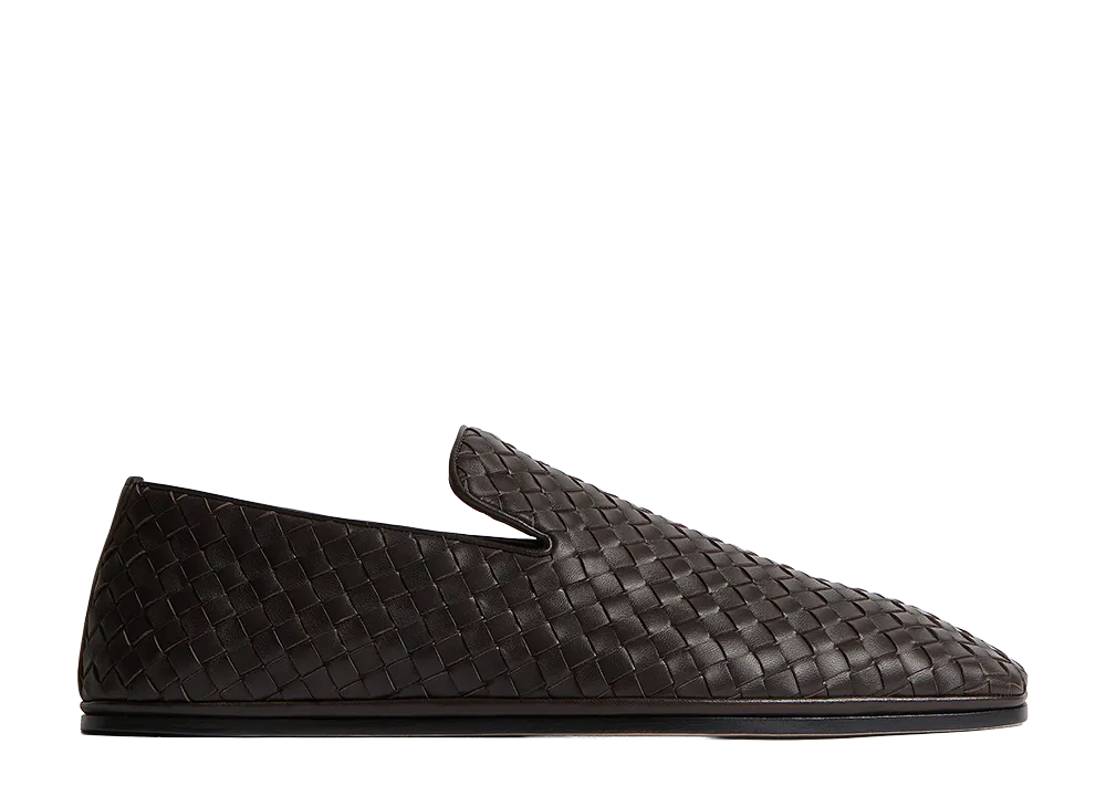 Bottega Veneta Palazzo Slippers "Espresso"