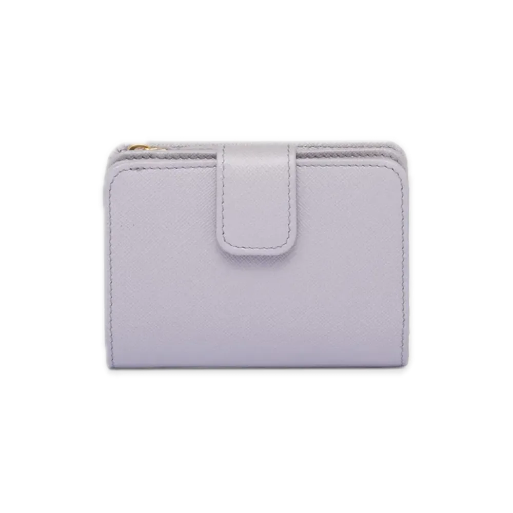 PRADA Saffiano Multicolor Wallet "Pastel Purple/Light Purple"
