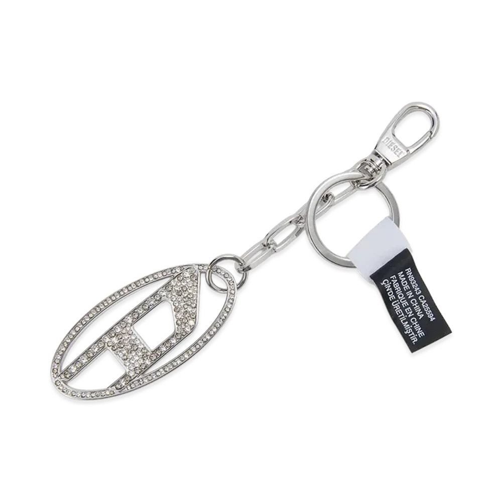 Diesel Keychain Keyring "Silver"