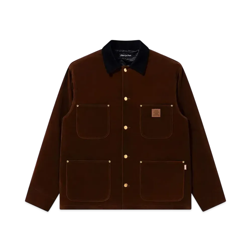 BlackEyePatch Og Label Velour Coverall Jacket "Brown"