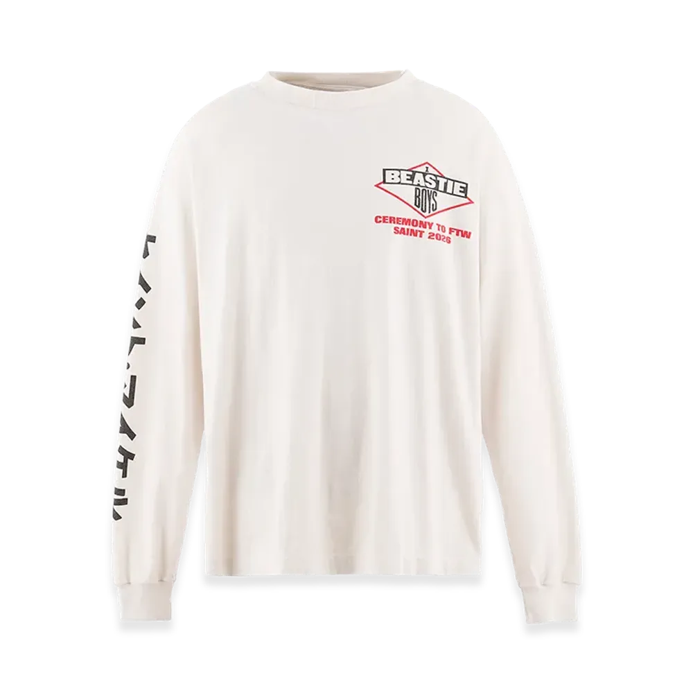 Saint Mxxxxxx x Beastie Boys LS T-Shirt "White"