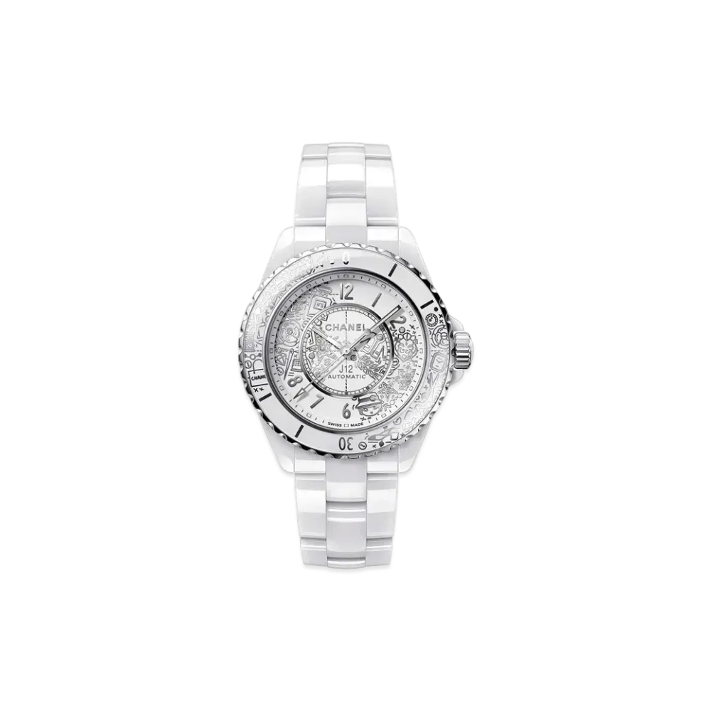 CHANEL J12/20 Ceramic 38mm 20th Anniversary Limited Edition of 2020 "White"