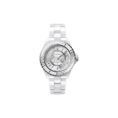 CHANEL J12/20 Ceramic 38mm 20th Anniversary Limited Edition of 2020 "White"