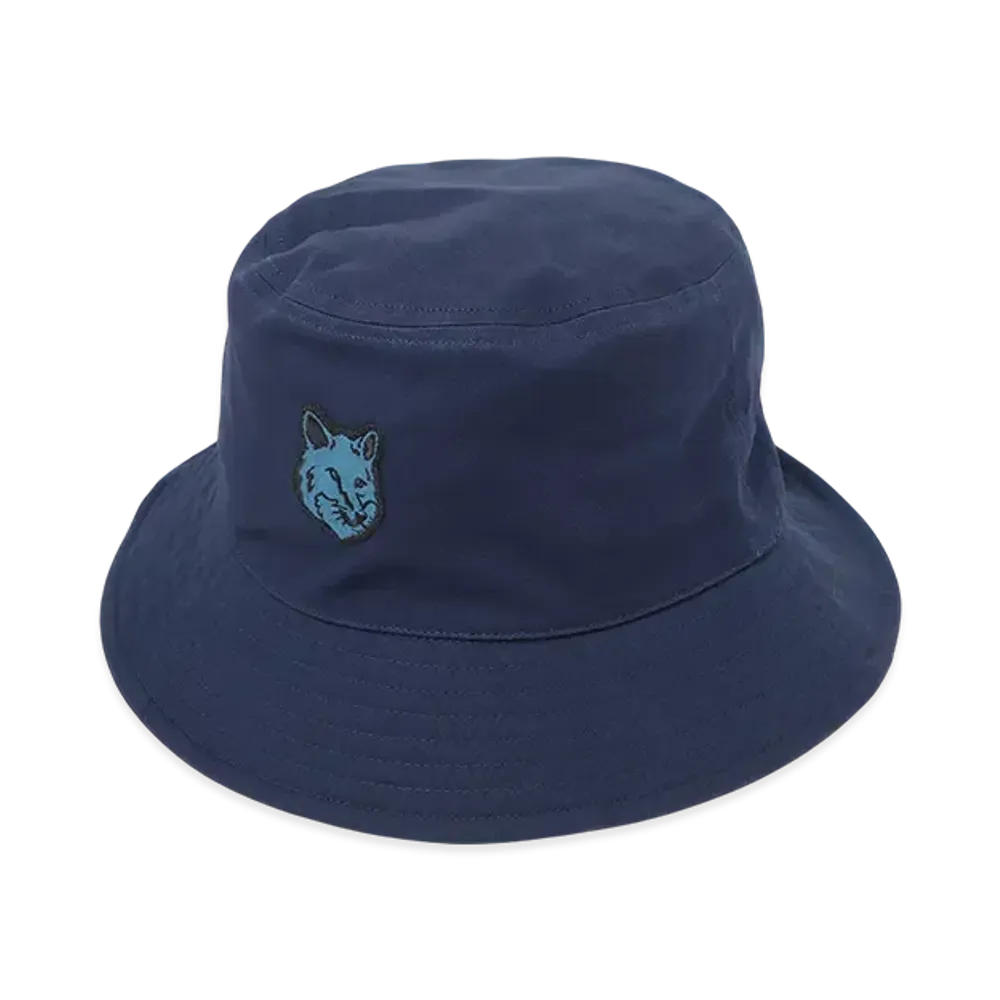 Maison Kitsune Bucket Hat "Ink Blue"