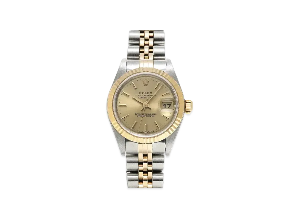 ROLEX Lady-Datejust "Champagne/Stainless Steel/Yellow Gold"