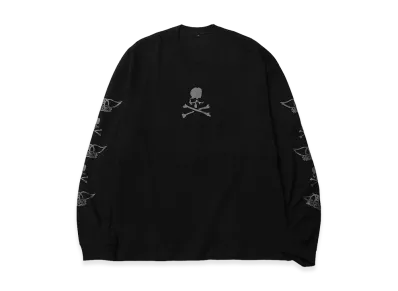 MASTERMIND WORLD x AEROSMITH Band Logos On The Sleeves L/S "Black"