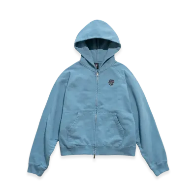 Girls Don't Cry Zip Sweat Hoodie "Blue"