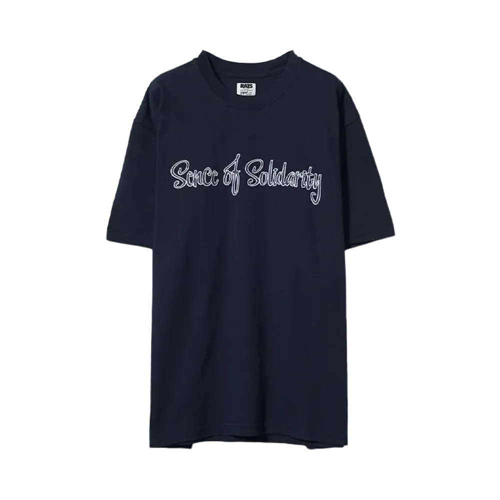 RATS CHAIN LOCK TEE "NAVY"
