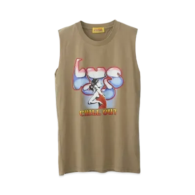 HYSTERIC GLAMOUR Sound Of Chill Out No Sleeve "Khaki"