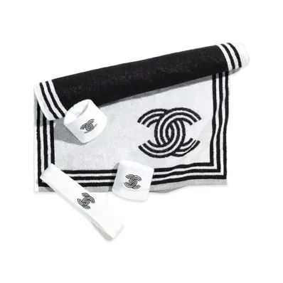 CHANEL Sports Set Cotton "White/Black"