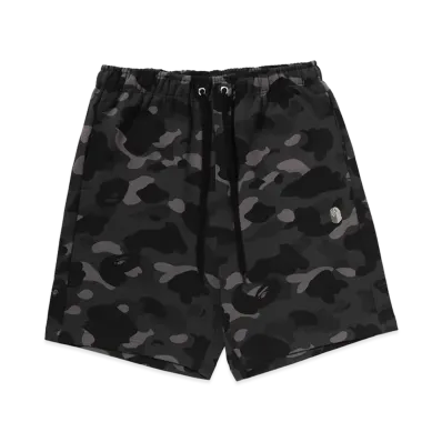 A BATHING APE Metal Ape Head Relaxed Fit Sweat Shorts "Black"