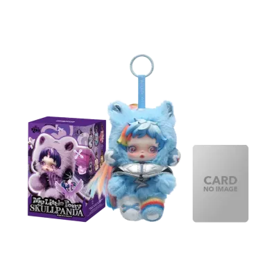 POP MART SKULLPANDA x My Little Pony Series Plush Doll Pendant Rainbow Dash