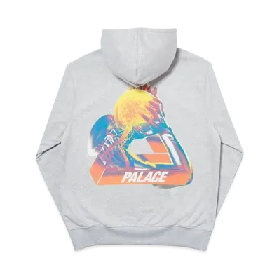 PALACE Tri-Gaine Hood "Grey"