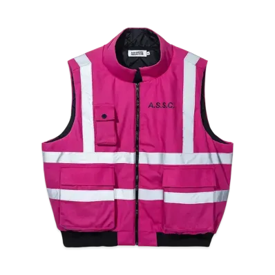 ANTI SOCIAL SOCIAL CLUB Hi-Vis Work Vest "Neon Pink"