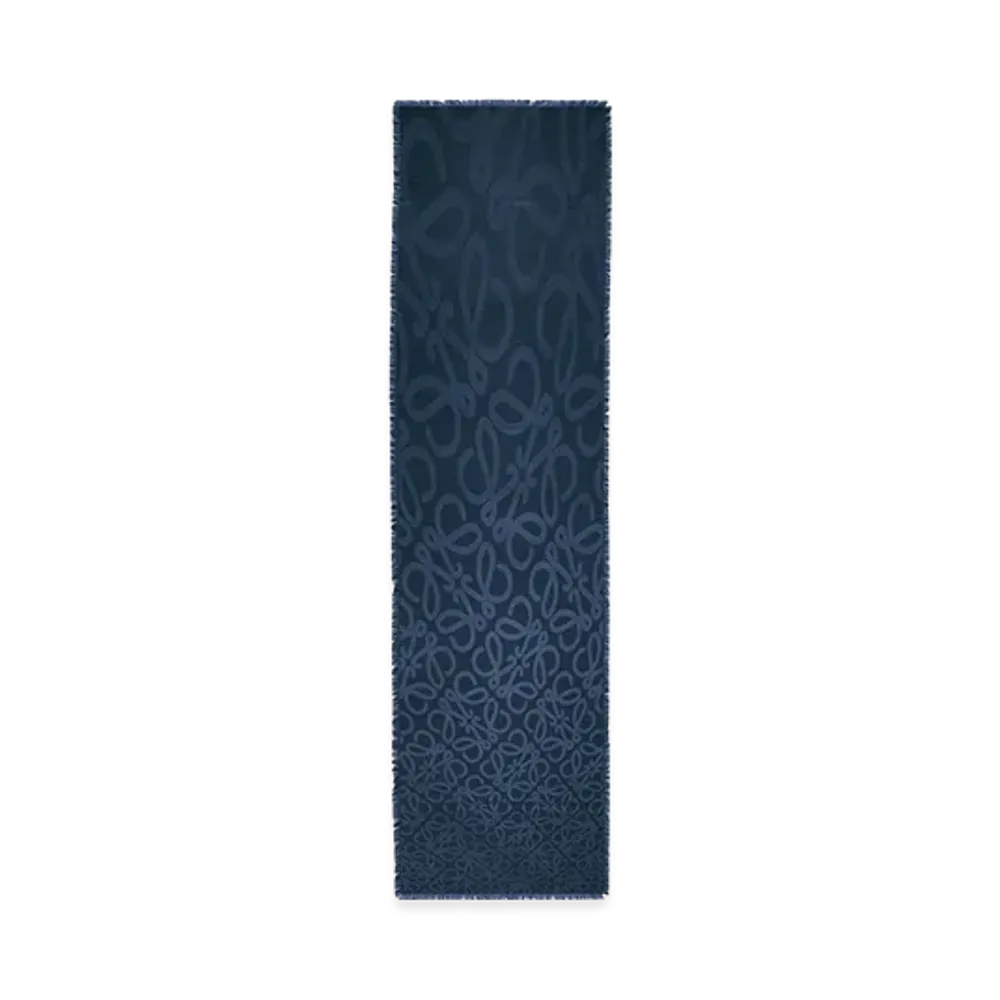 LOEWE Scarf "Navy Blue"
