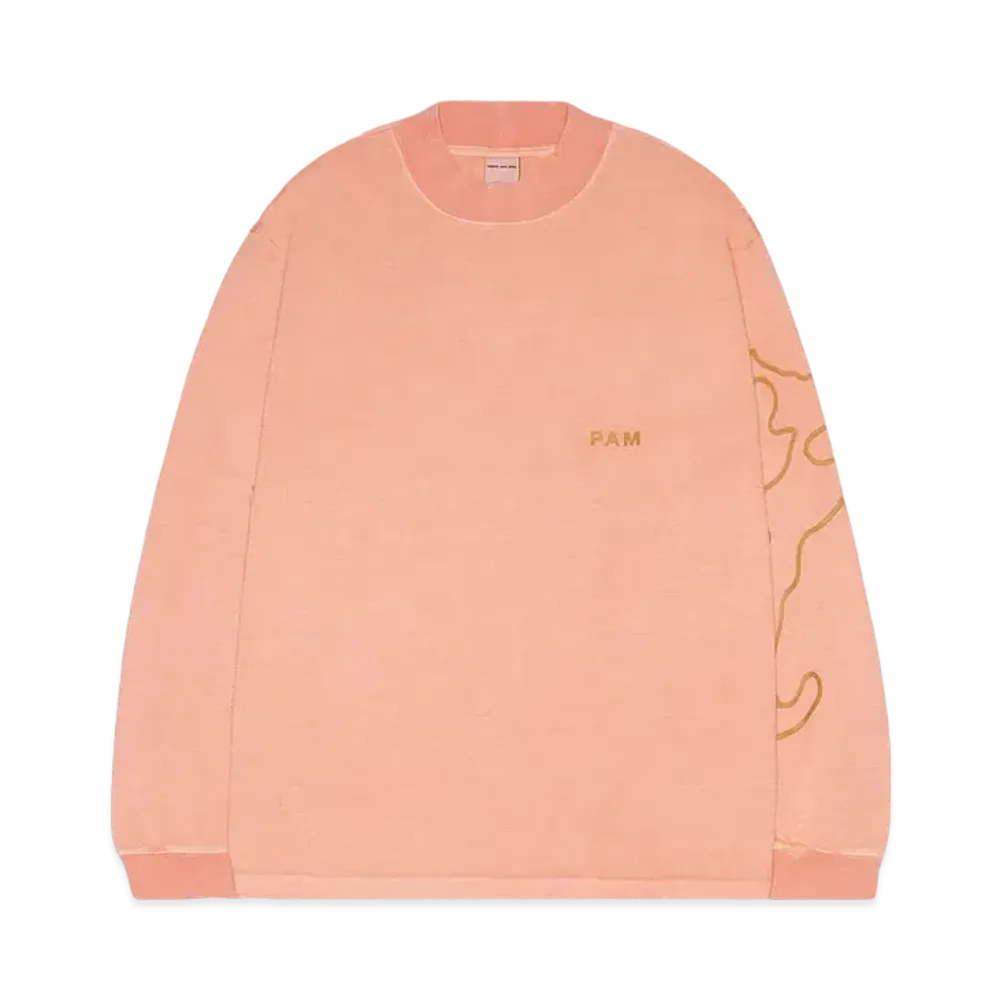 P.A.M. ON IT TOGETHER MOCK NECK OVERSIZED LS TOP "HIMALAYAN SALT WASH"