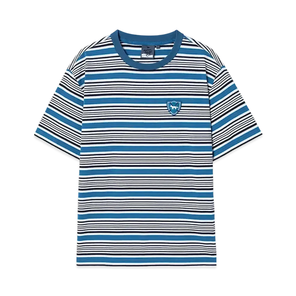 Maison Kitsune Golf Stripe T-Shirt "Navy"