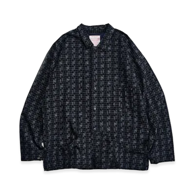 NICENESS K.Saville K - Kasuri Fuji Jacket "Navy"