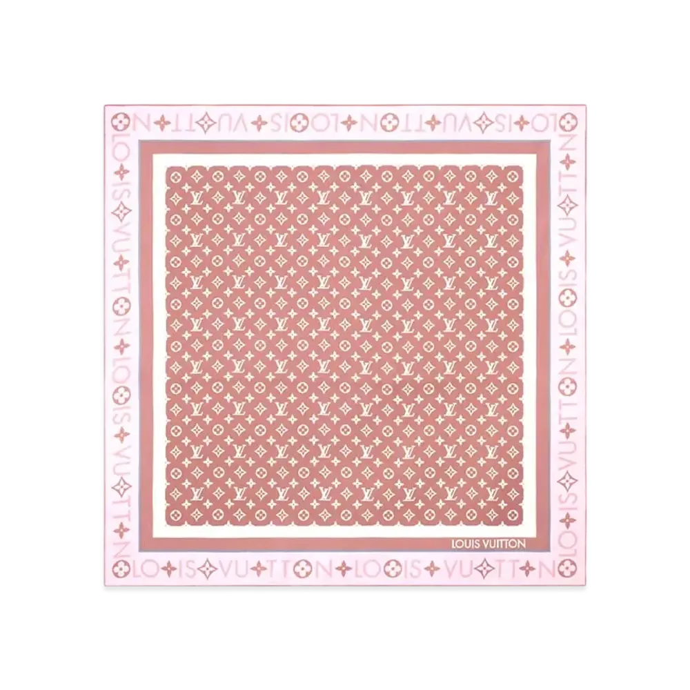 Louis Vuitton Monogram Infinity Square 90 "Rose Poodle"