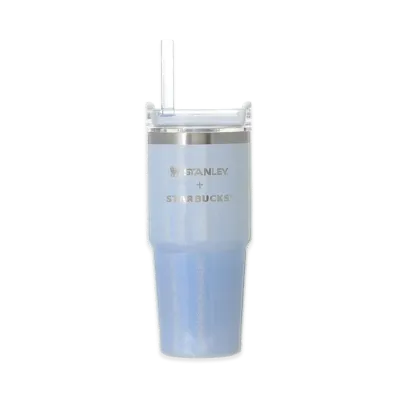 STARBUCKS SAKURA 2026 3-Way Stainless Steel Tumbler STANLEY 414ml "Shiny Airy Blue Gradation"