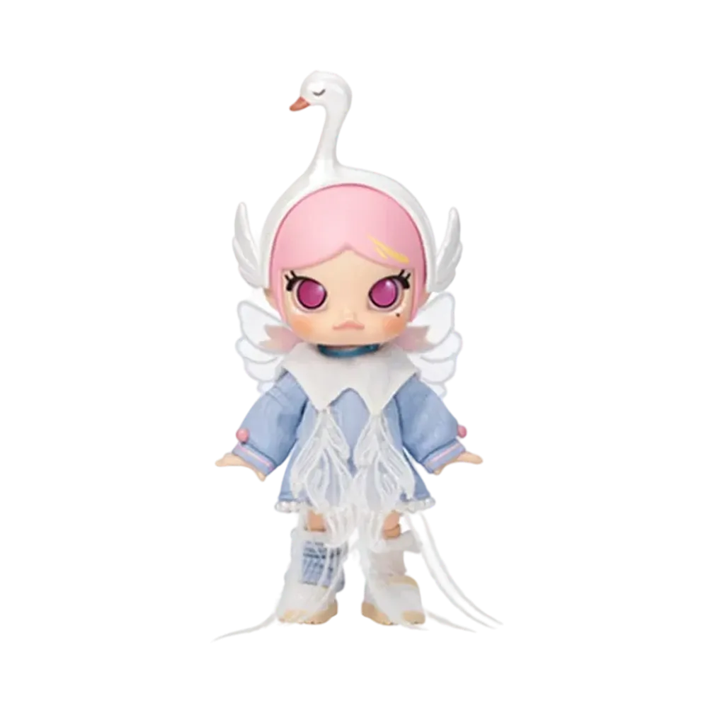 POP MART "BJD" MOLLY Metamorphose into Swan action figure