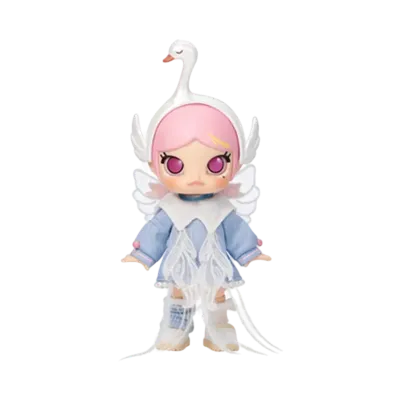 POP MART "BJD" MOLLY Metamorphose into Swan action figure
