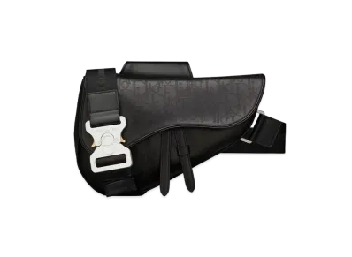 Dior Saddle Bag Dior Oblique Galaxy Leather "Black"