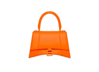 BALENCIAGA Year Of The Tiger Hourglass Small Handbag Bag Box "Tangerine"