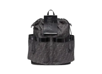 FENDI Drawstring Backpack Ff Jacquard Fabric Backpack "Multicolor"