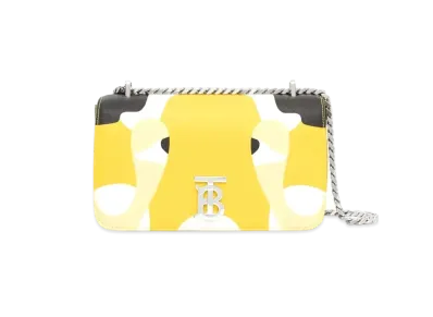 Burberry Small Abstract Print Lola Bag "Yellow"