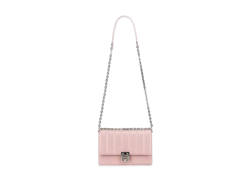 GIVENCHY Medium 4G Bag In Padded Leather With Chain "Brush Pink"