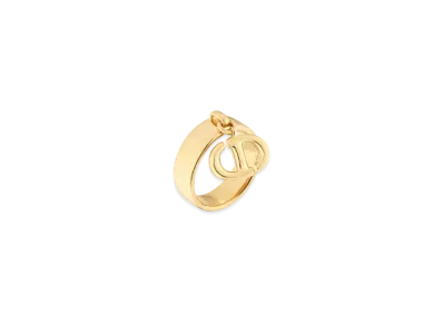 Dior CD Navy Ring Gold-Finish Metal "Gold"