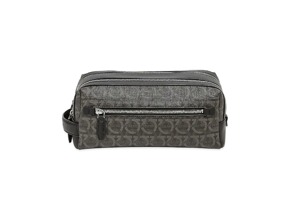 Salvatore Ferragamo Toiletary Kit "Black/Gray"