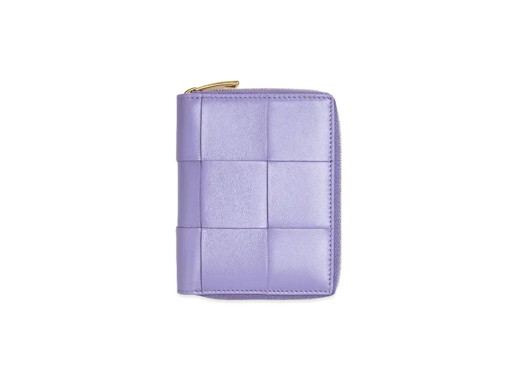 Bottega Veneta Zip Around Wallet "Wisteria"