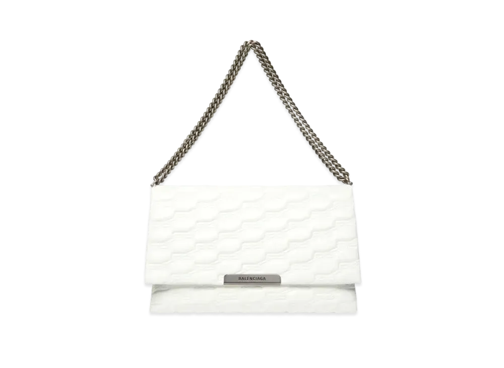 BALENCIAGA Triplet XL Bag BB Monogram "White"