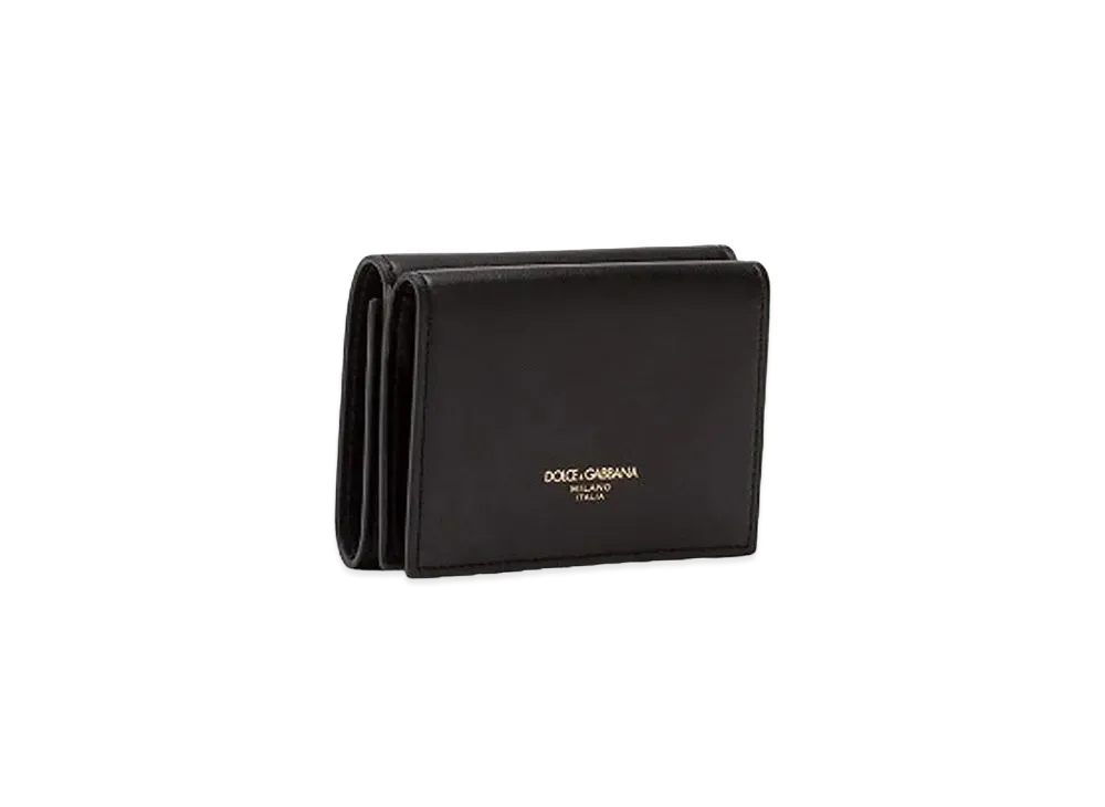 Dolce&Gabbana Wallet Calfskin Brand Logo "Black"