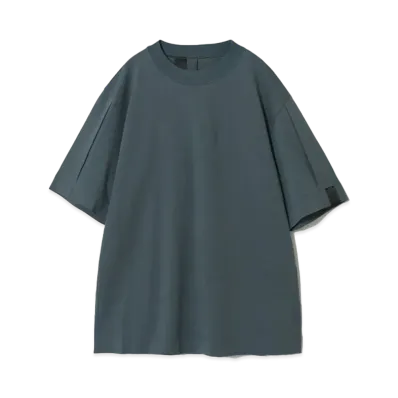 N.HOOLYWOOD Mock Neck Half Sleeve "Blue Gray"